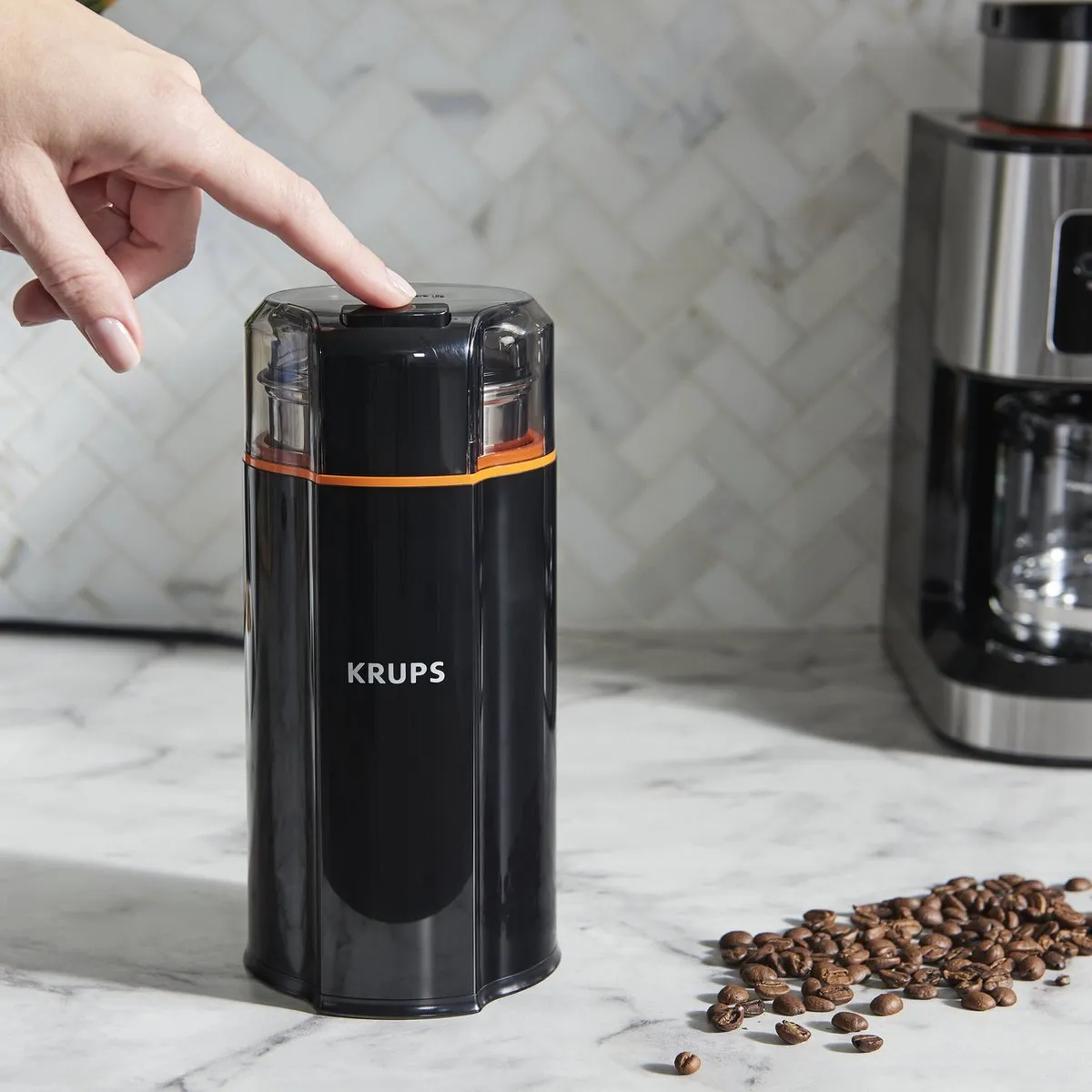 Krups Silent Vortex GX332810 Elektrische Koffiemolen - 175W - Zwart