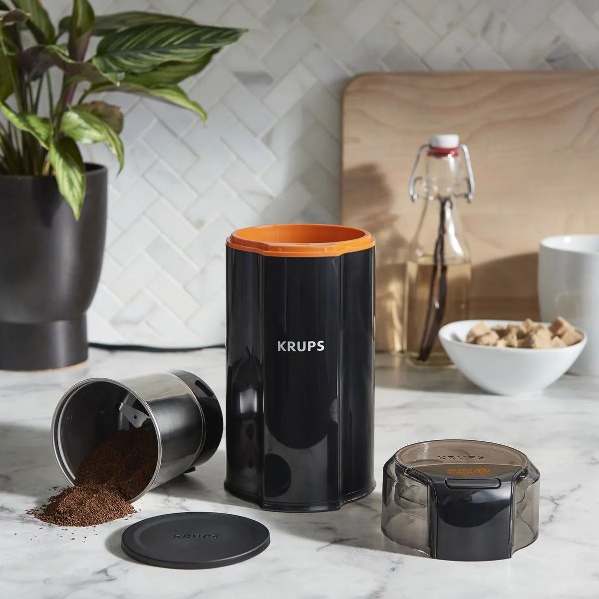 Krups Silent Vortex GX332810 Elektrische Koffiemolen - 175W - Zwart
