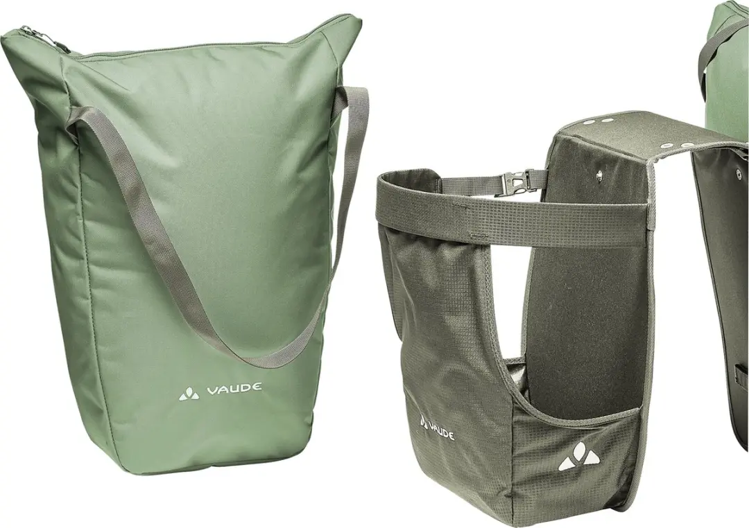 Vaude TwinShopper Fietstas - 44L - Willow Green