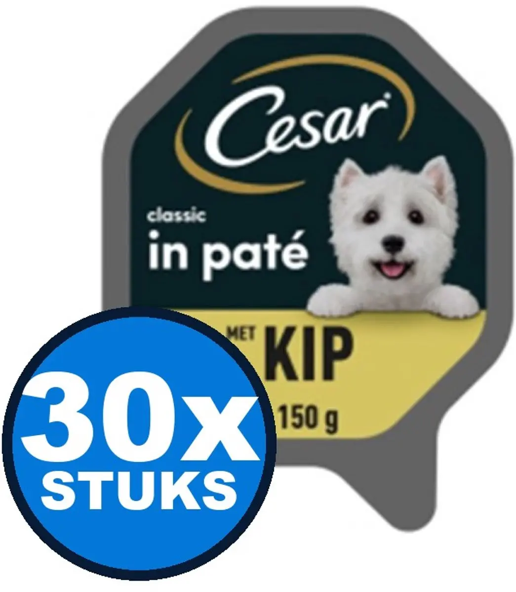César Classic Hondenvoer Paté Kip