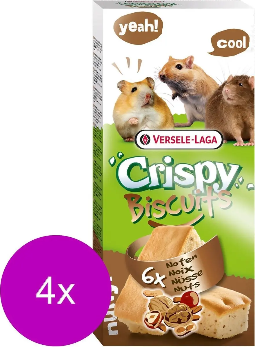 Versele-Laga Crispy Biscuit A 6 Knaagdiersnack - 20 Stuks