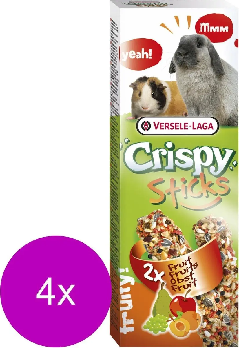 Versele-Laga Crispy Sticks Konijn & Cavia - 16 Stuks