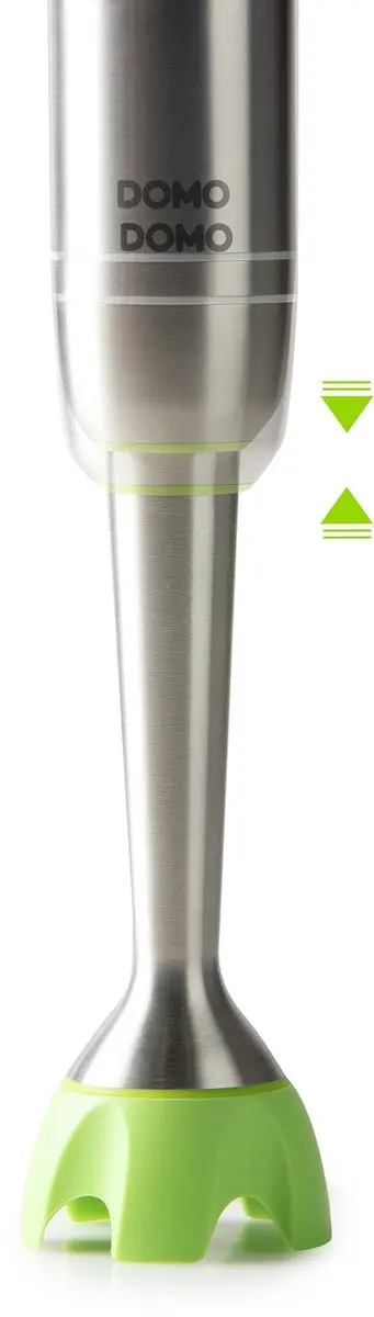 Domo XPower Flex DO9298M Staafmixer 1200W - 3 Mesjes - Wit/Groen