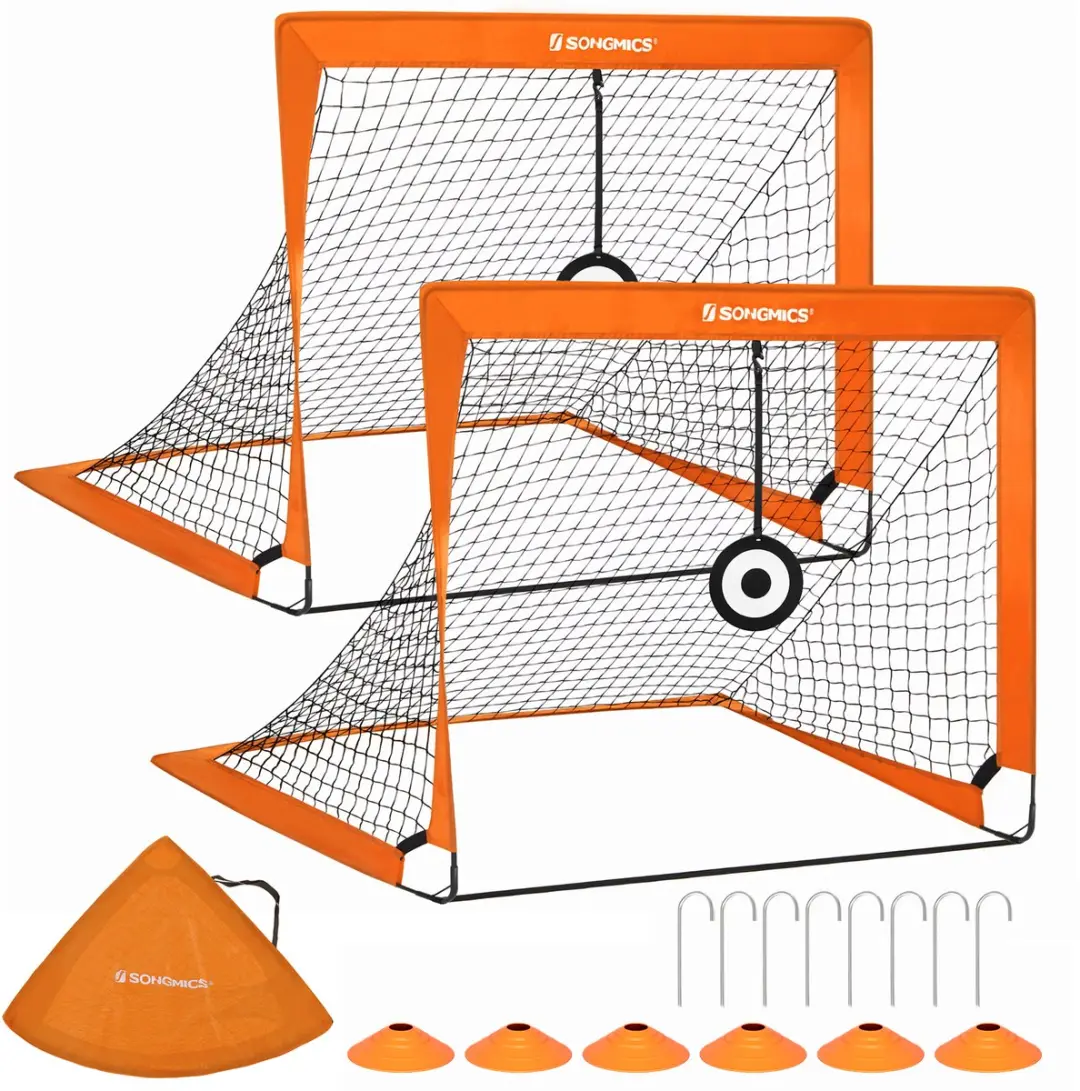 Songmics Voetbaldoel Opvouwbaar 2 Stuks