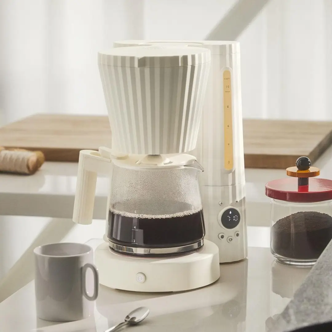 Alessi Plissé Koffiezetapparaat ALESSI-MDL09 - 1,5L - 8 Kopjes - Grijs