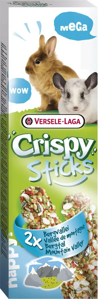 Versele-Laga Crispy Mega Sticks Konijn Bergvallei