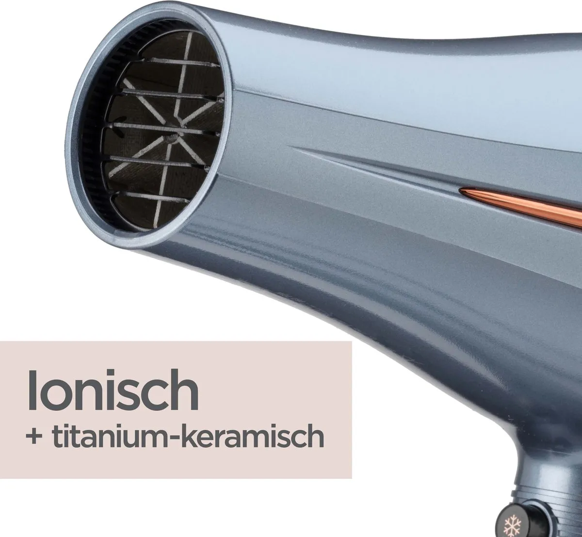 Babyliss Denim D251PE Föhn - 2300W - Blauw