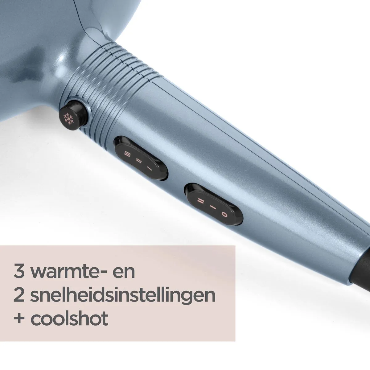 Babyliss Denim D251PE Föhn - 2300W - Blauw
