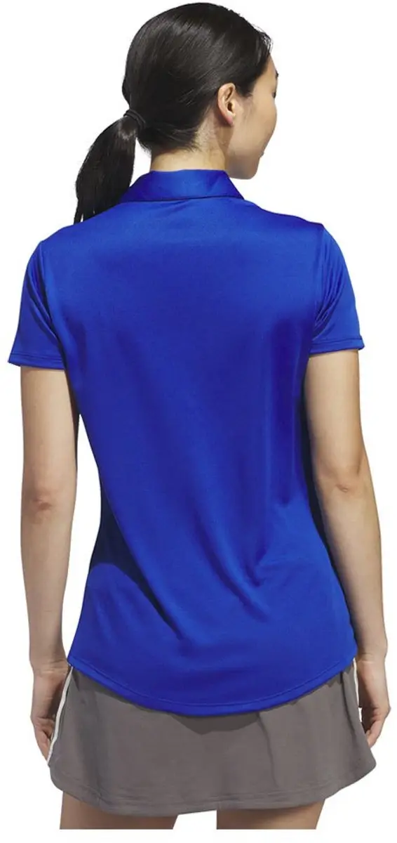 Adidas Performance Solid Poloshirt Dames XS - Blauw