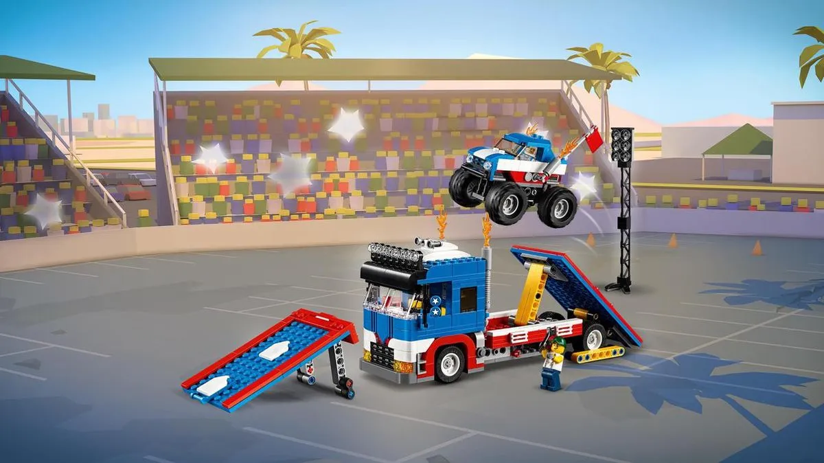 LEGO Creator 31085 Mobiele Stuntshow - 581 Stukken