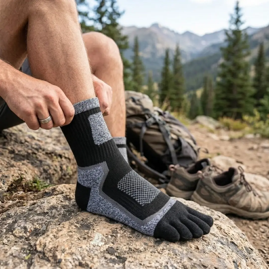 NuveX Outdoorsokken Halflange Sportkousen 39-42 - 3 Paar - Gemengde kleuren