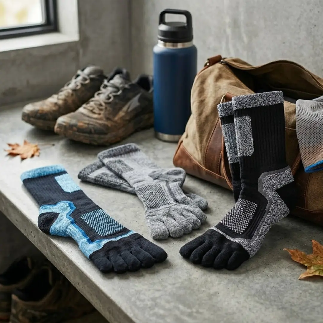 NuveX Outdoorsokken Halflange Sportkousen 39-42 - 3 Paar - Gemengde kleuren