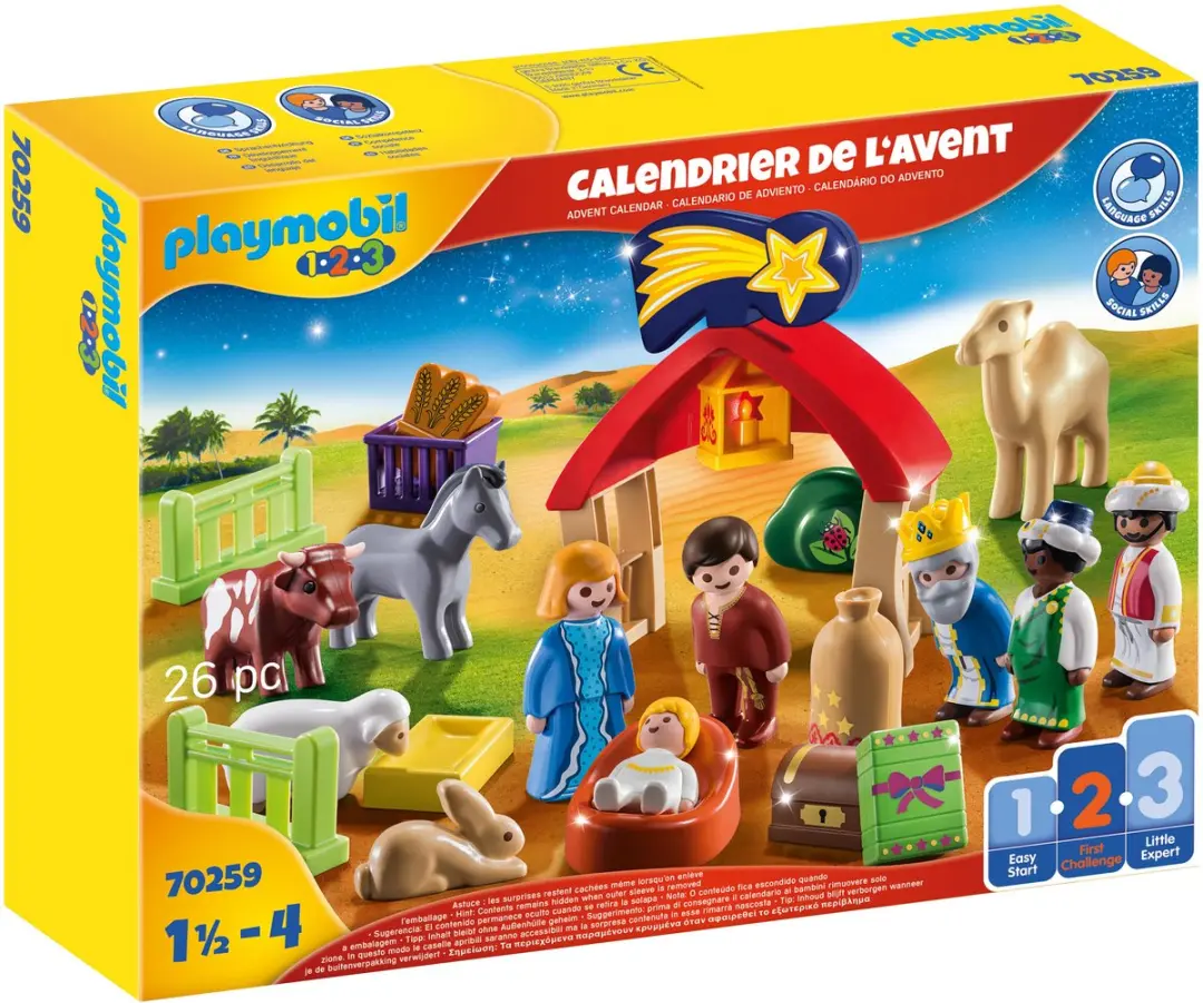 Playmobil Kerststal Adventskalender 70259