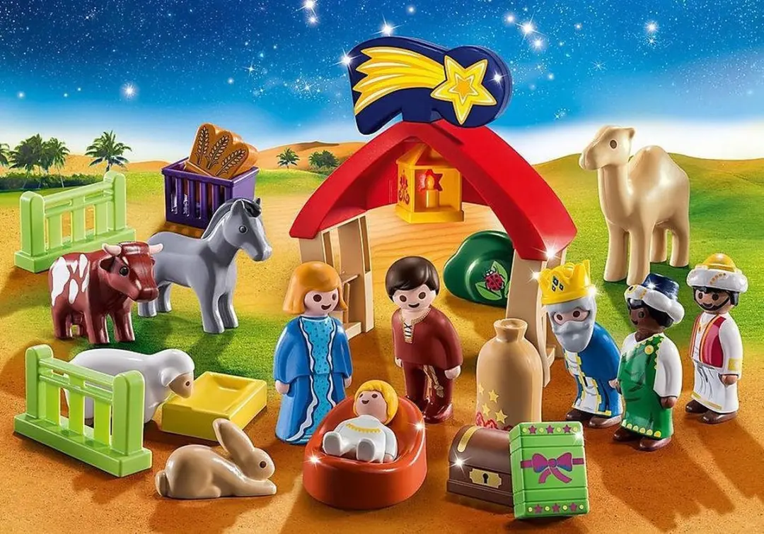 Playmobil Kerststal Adventskalender 70259 - Multicolor