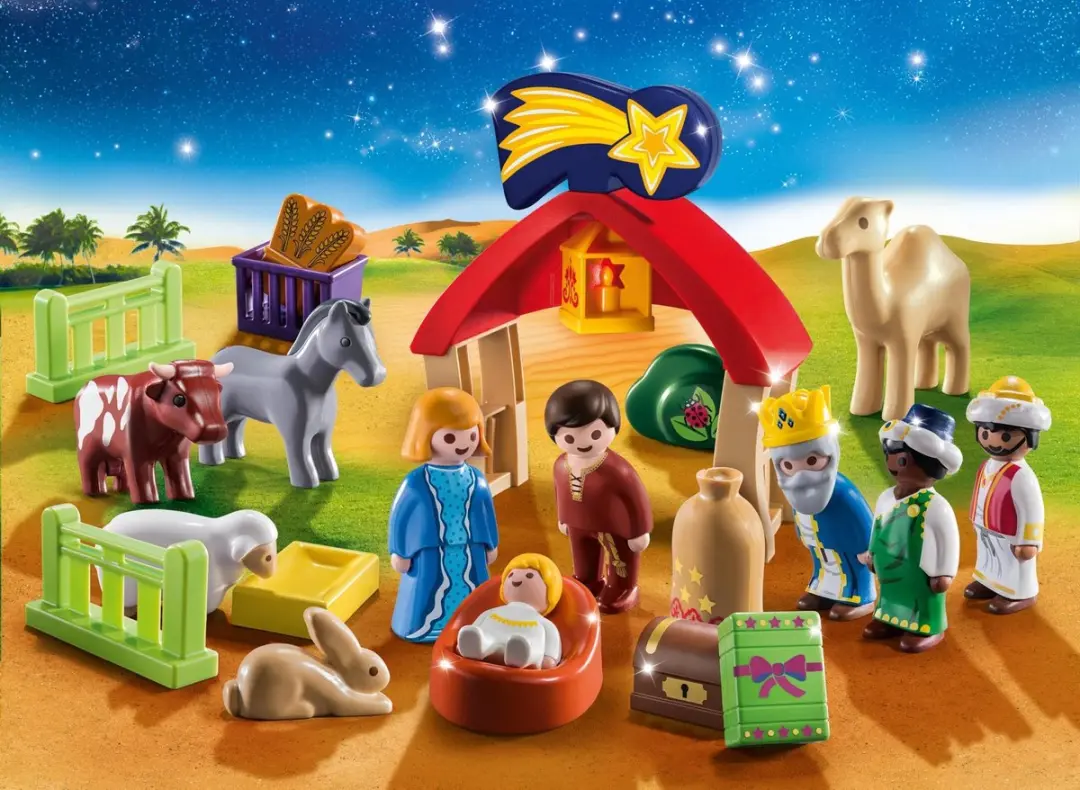 Playmobil Kerststal Adventskalender 70259 - Multicolor