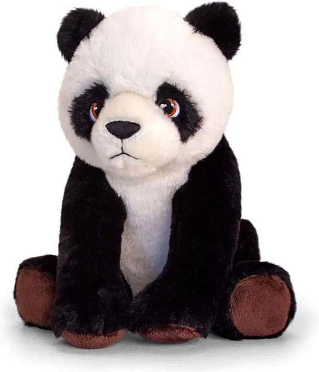 Keel Toys Panda Beren Pluche 25cm - Multi - 2 Stuks