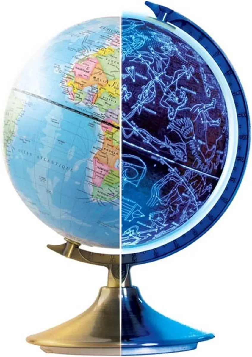 Buki France Globe Jour/Nuit 21cm - Meerkleurig