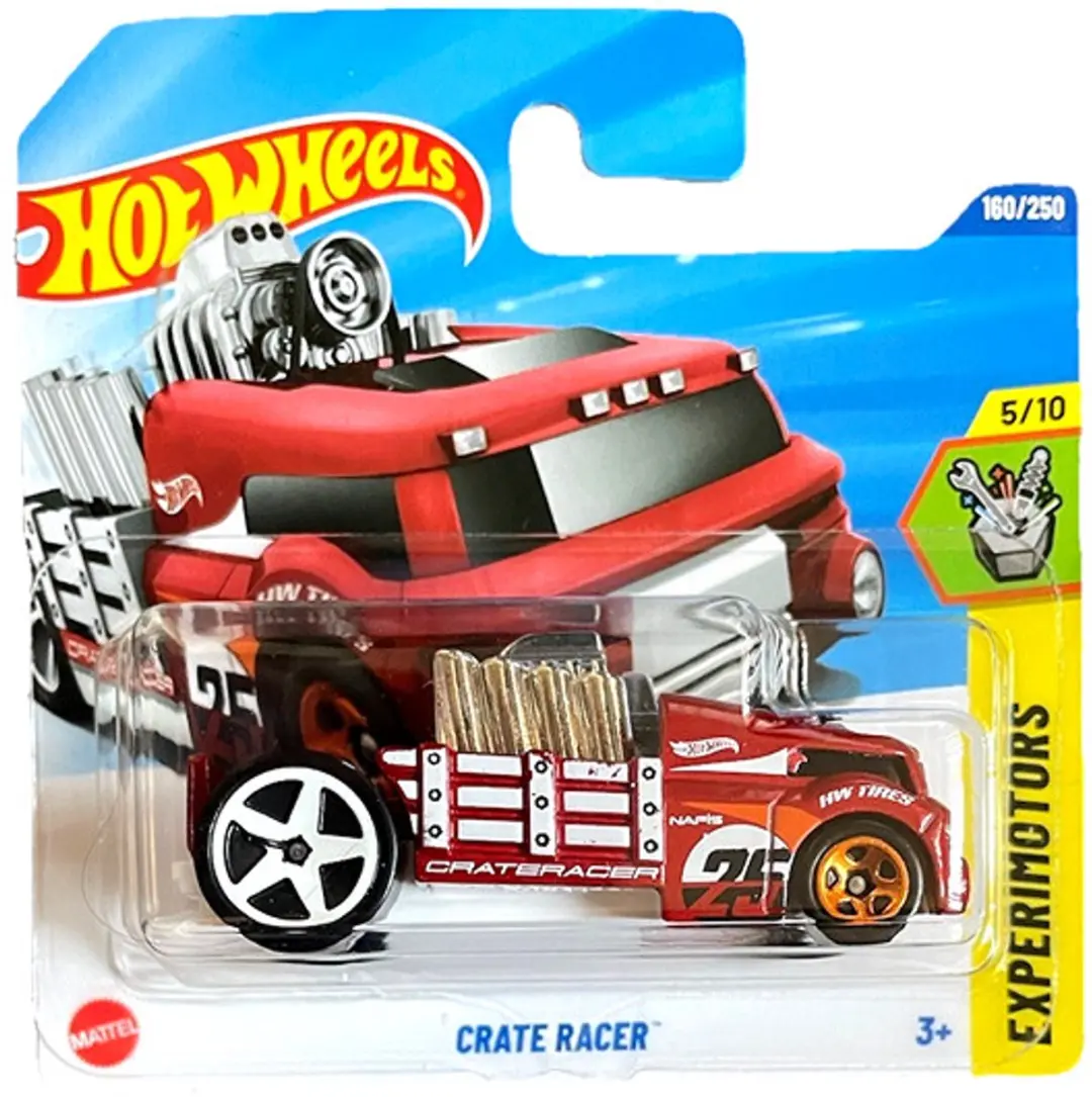 Hot Wheels Crate Racer Red Chrome 1:64
