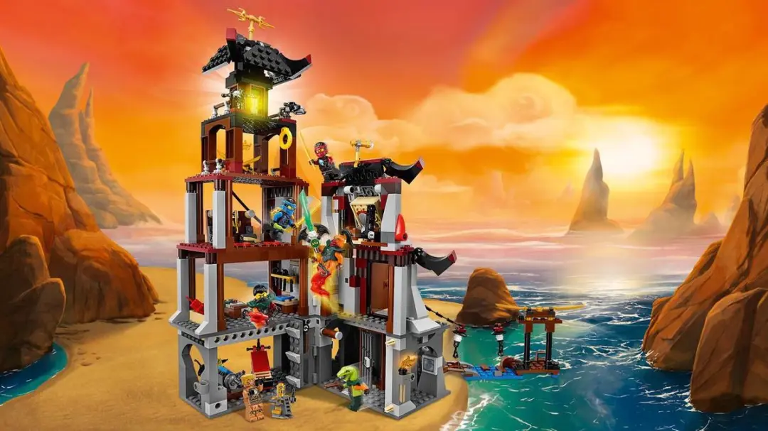 LEGO Belegering van de Vuurtoren 767 Stenen - 8 Minifiguren