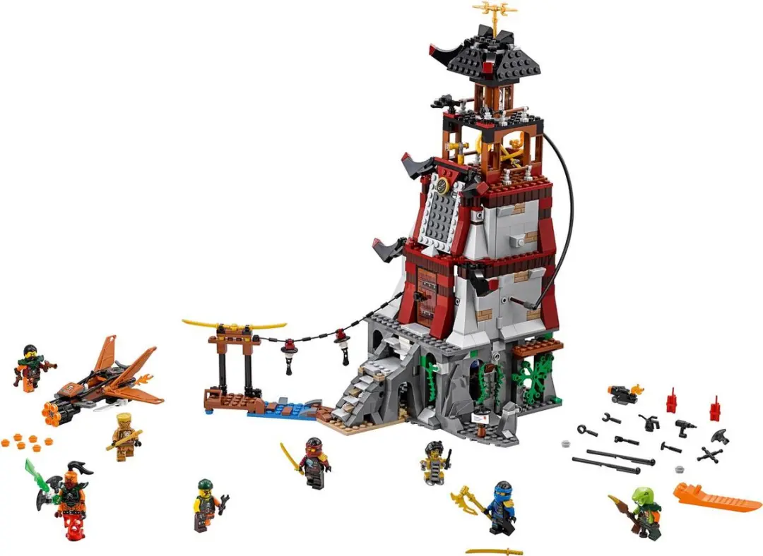 LEGO Belegering van de Vuurtoren 767 Stenen - 8 Minifiguren