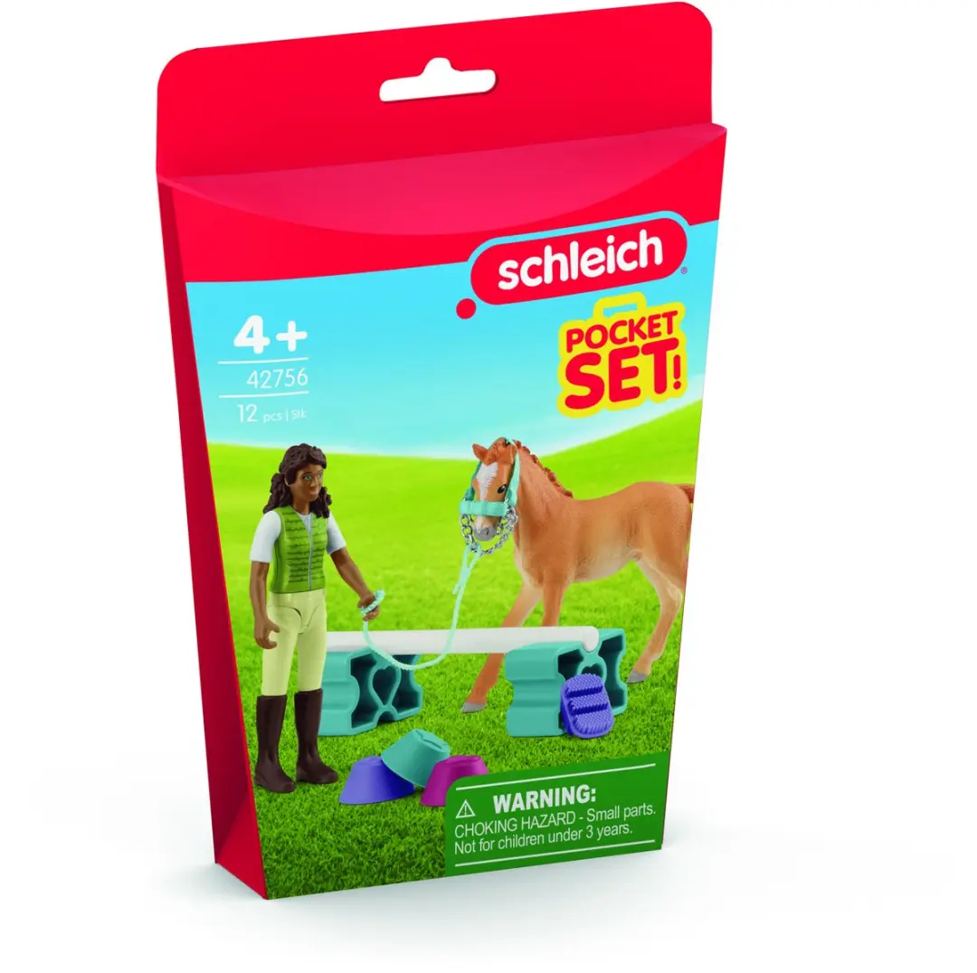 Schleich Horse Club Trainingsset Veulens 42756 - Multikleur