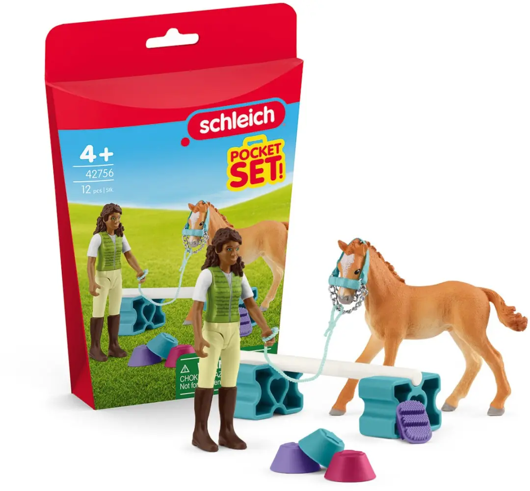 Schleich Horse Club Trainingsset Veulens 42756 - Multikleur