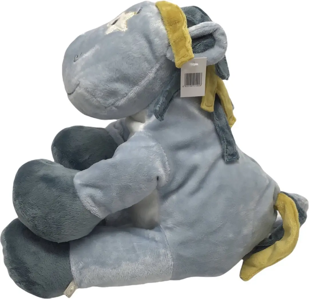 Simply for Kids Noukie's Lucien Pluche Nijlpaard 35cm - Grijs/Lichtblauw