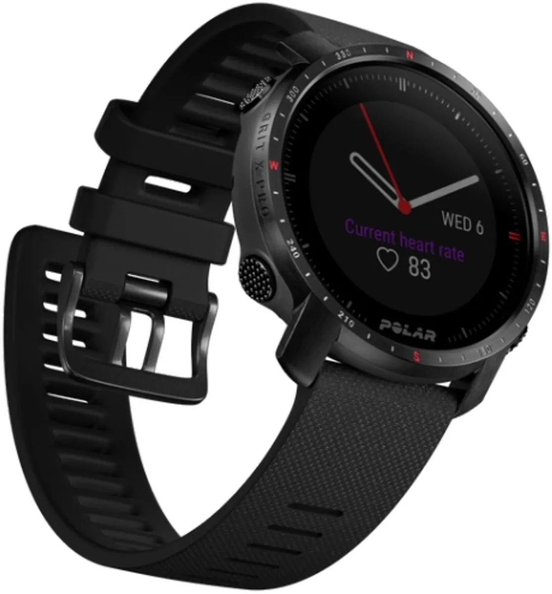 Polar Grit X Pro Titan Sporthorloge - 47mm - Zwart