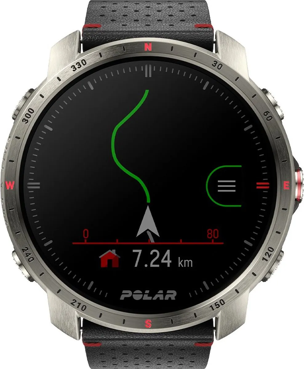 Polar Grit X Pro Titan Sporthorloge - 47mm - Zwart - afbeelding 6 van 6