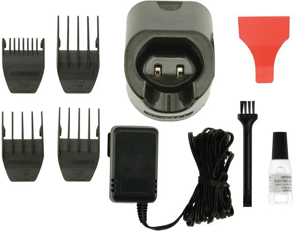 Wahl Beret Black Stealth Baardtrimmer - 4 Opzetkammen - afbeelding 6 van 6