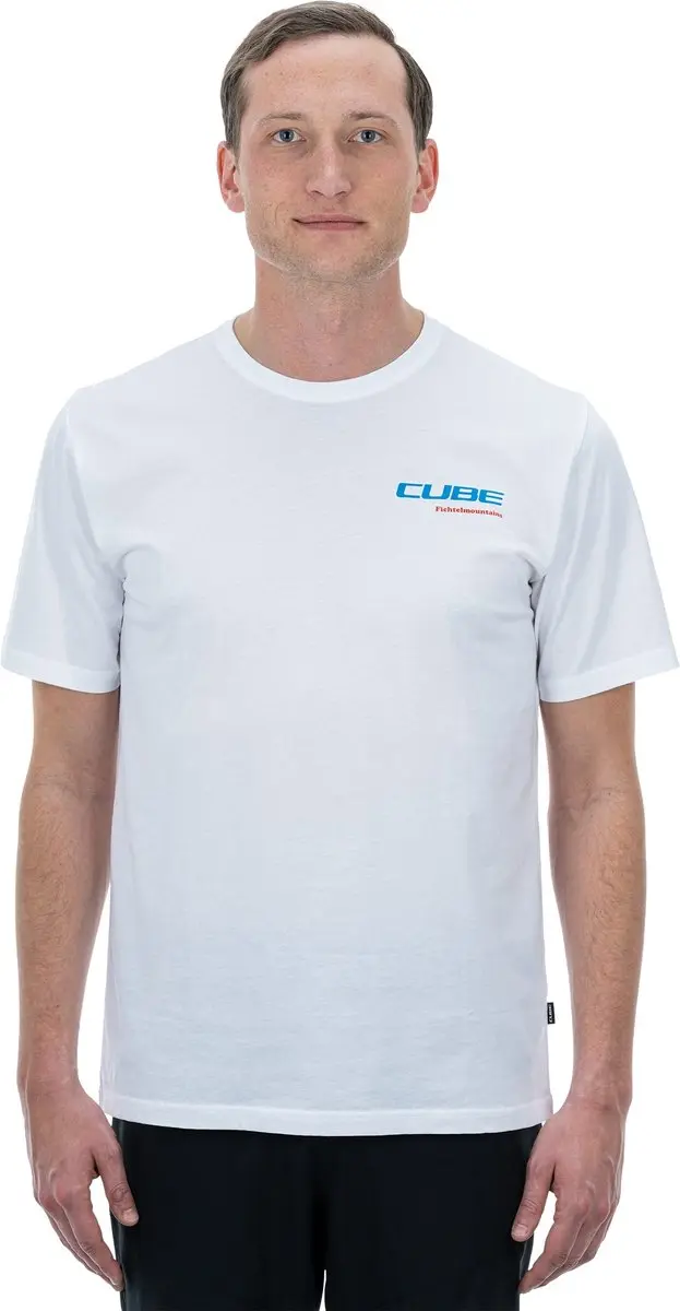 Cube Organisch Fietsshirt Landscape White
