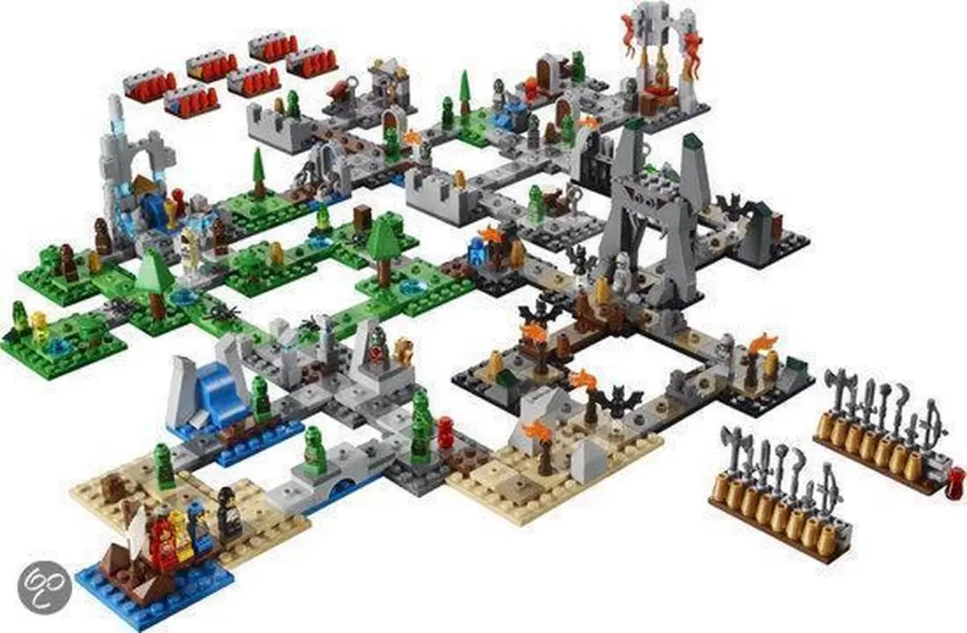 LEGO Heroica Grotten van Nathuz 3859 - 217 Stukken
