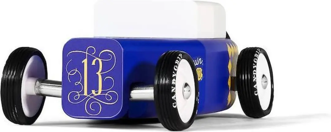 Candylab Toys Outlaw Harlequin Houten Auto - Blauw/wit