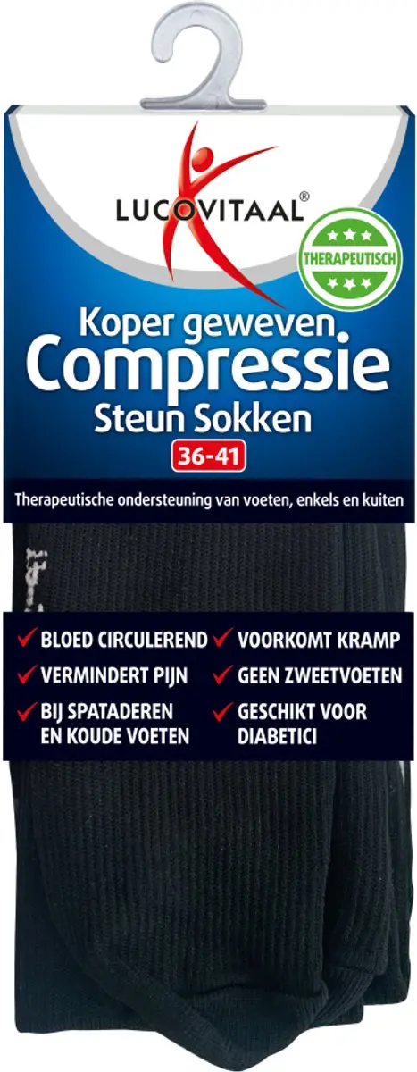Lucovitaal Compressie Steun Sokken 025476