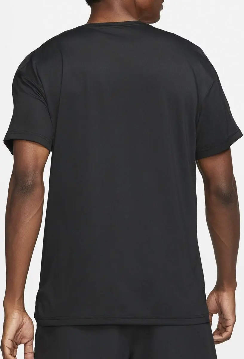Nike Pro Dri-FIT Sportshirt Heren M - CZ1181-011 - Zwart/Grijs