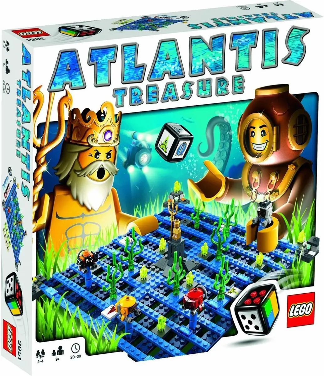 LEGO Atlantis Treasure 3851 - 280 Stukken