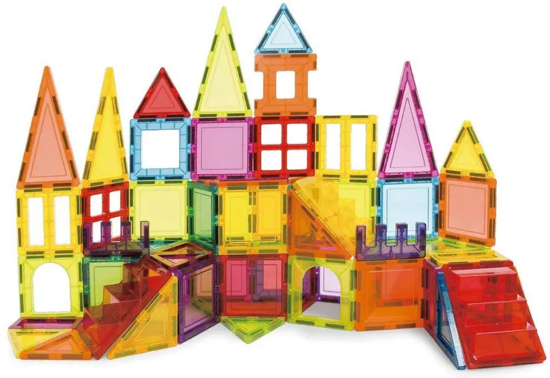 Educa Magnetic Tiles 61 Stuks - Meerkleurig