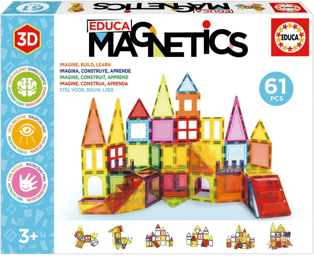 Educa Magnetic Tiles 61 Stuks