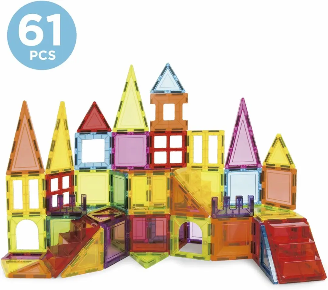 Educa Magnetic Tiles 61 Stuks - Meerkleurig - afbeelding 6 van 6