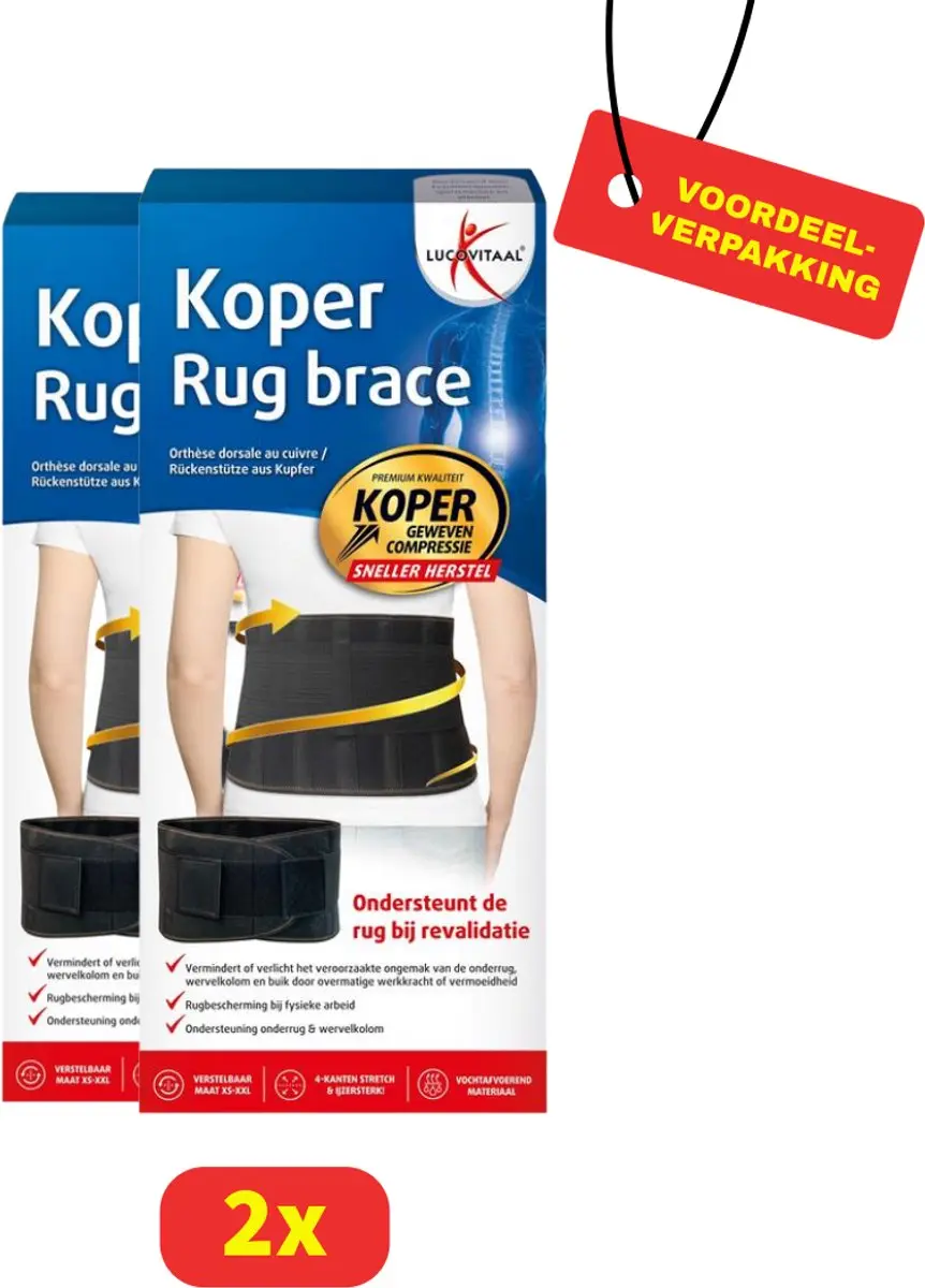 Lucovitaal Koper Rugbrace