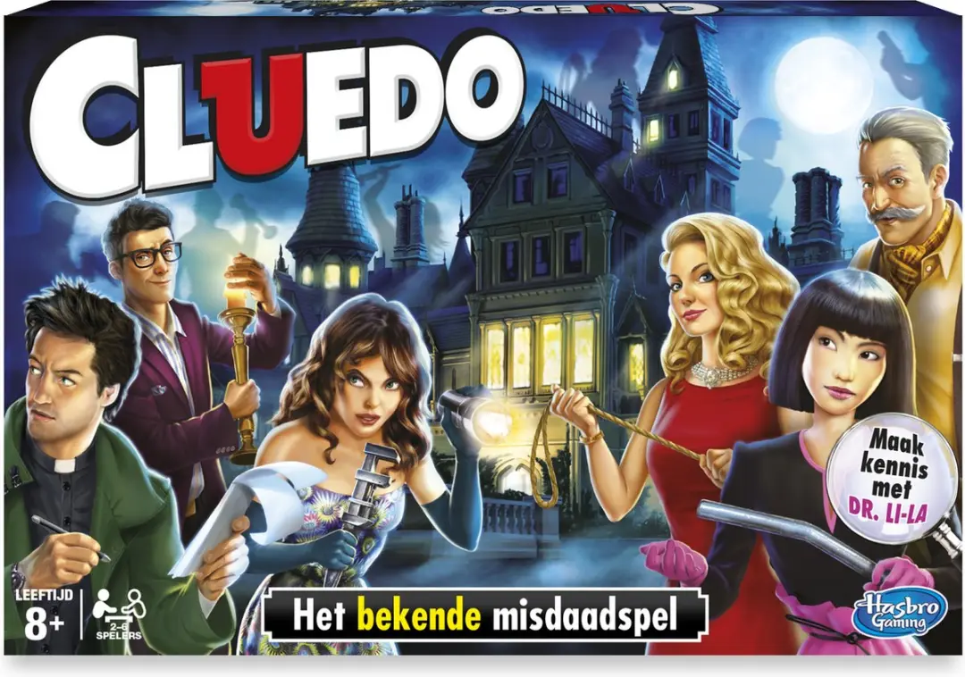 Hasbro Gaming Cluedo Misdaadspel - 2-6 Spelers
