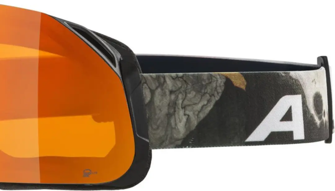 Alpina Blackcomb Q-Lite OTG Skibril - Michael Cina Zwart - Oranje Lens