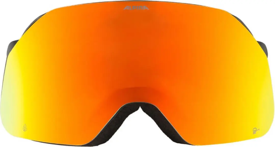 Alpina Blackcomb Q-Lite OTG Skibril - Michael Cina Zwart - Oranje Lens