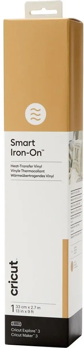 Cricut Smart Iron-on 33x274cm Goud