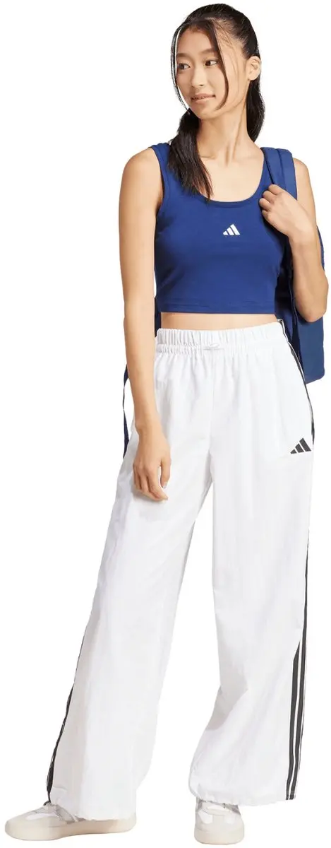 adidas Essentials Small Logo Tank - Blauw XL