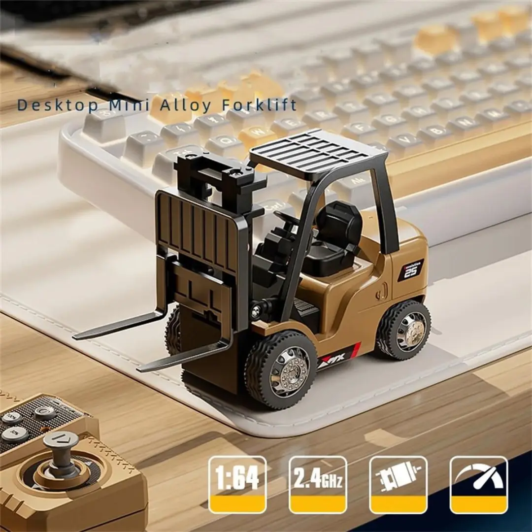 WLtoys Mini RC Heftruck 1:64 - Radiografisch Bestuurbaar