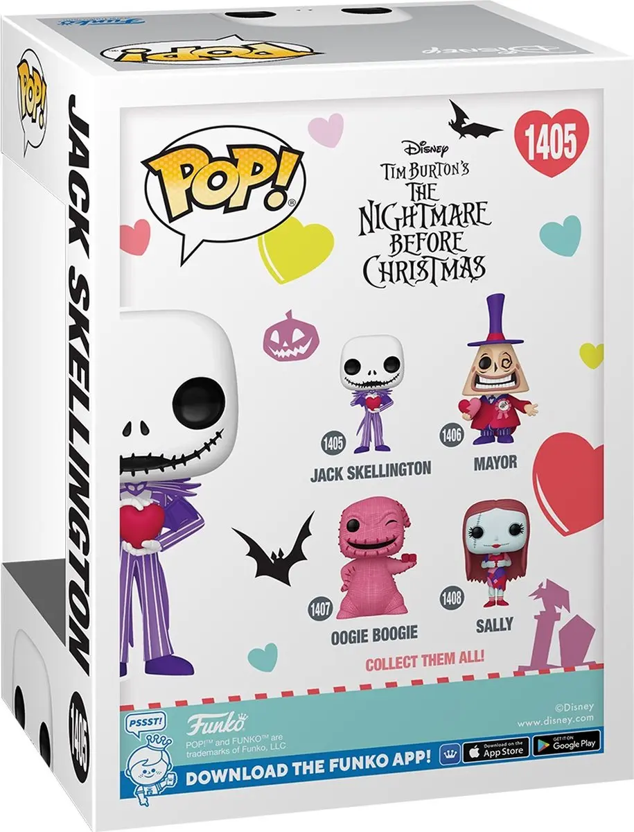 Funko Pop! The Nightmare Before Christmas Jack Skellington (Valentine) 75767 - Multicolor