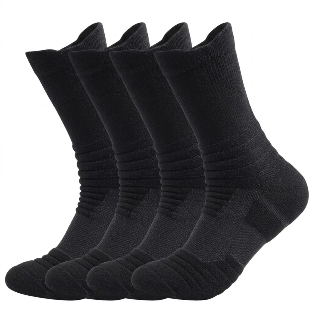 NuveX Outdoor Sokken Set - 4 Paar - Hoge Wandelsokken - Maat 43-46