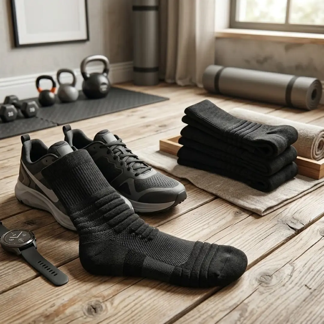 NuveX Outdoor Sokken Set - 4 Paar - Hoge Wandelsokken - Maat 43-46