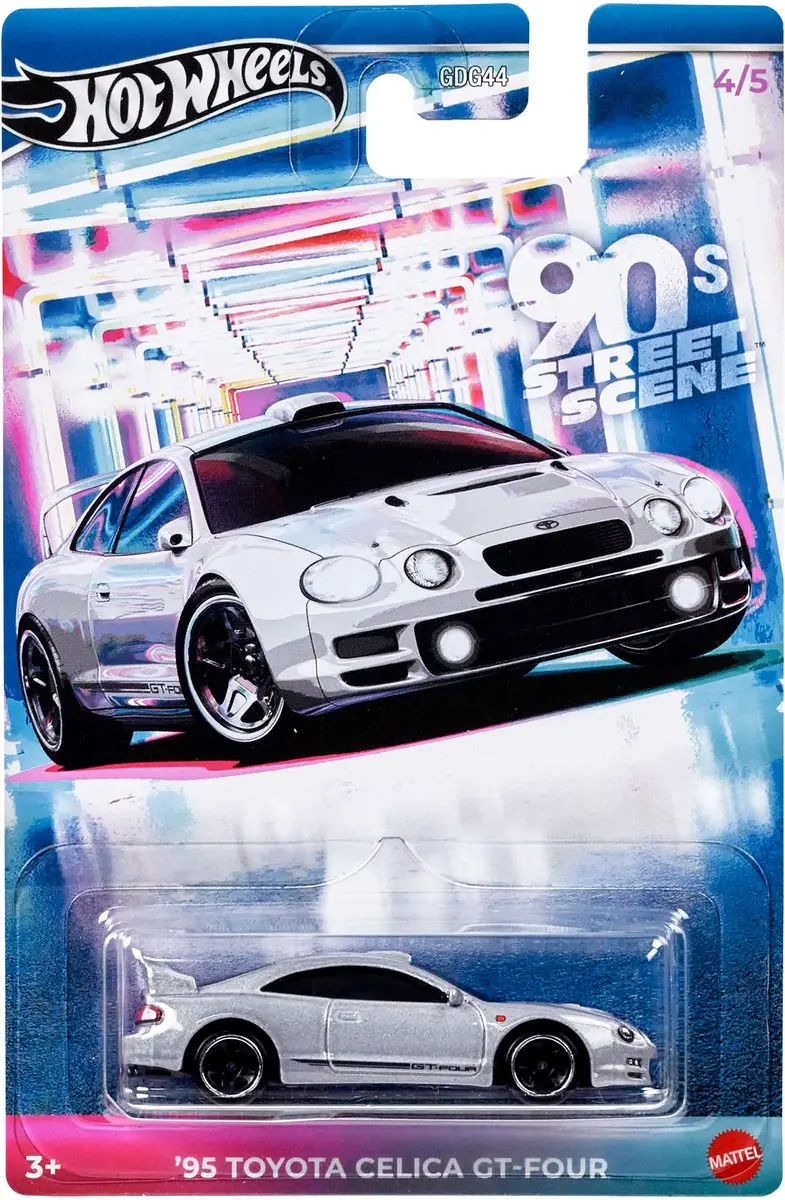 Hot Wheels Toyota Celica GT-Four JCB60 - 1:64 Grijs